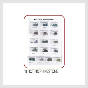 Hot Fix Rhine Stone (HS CODE : 7018.10.900... Made in Korea